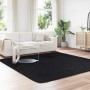 Alfombra peluda de pelo largo NAVARRA negra 240x240cm poliéster