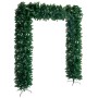 Set de arco del árbol de Navidad con LED y bolas verde 240 cm