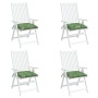 Cojines para silla 4 uds tela estampado de hojas 50x50x7 cm von vidaXL, Kissen für Stühle und Sofas - Ref: Foro24-361556, Pre...