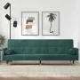 Schlafsofa mit dunkelgrünen Samtkissen von vidaXL, Sofas - Ref: Foro24-351859, Preis: 310,93 €, Rabatt: %