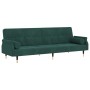 Schlafsofa mit dunkelgrünen Samtkissen von vidaXL, Sofas - Ref: Foro24-351859, Preis: 315,50 €, Rabatt: %