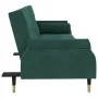 Schlafsofa mit dunkelgrünen Samtkissen von vidaXL, Sofas - Ref: Foro24-351859, Preis: 310,93 €, Rabatt: %