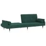 Schlafsofa mit dunkelgrünen Samtkissen von vidaXL, Sofas - Ref: Foro24-351859, Preis: 310,93 €, Rabatt: %