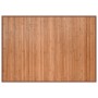 Alfombra rectangular bambú color natural 70x100 cm