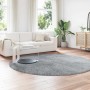 Alfombra de pelo largo NAVARRA gris claro 240x240 cm poliéster