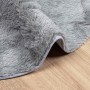 Alfombra de pelo largo NAVARRA gris claro 240x240 cm poliéster