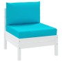 Pallet cushions 2 units turquoise Oxford fabric by vidaXL, Cushions for chairs and sofas - Ref: Foro24-361772, Price: 51,44 €...