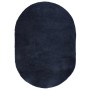 Alfombra de pelo largo NAVARRA azul marino 300x200 cm poliéster