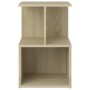 Nachttische 2 Stück Sonoma Eiche Sperrholz 35x35x55 cm von vidaXL, Nachttische - Ref: Foro24-806353, Preis: 51,58 €, Rabatt: %
