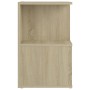 Nachttische 2 Stück Sonoma Eiche Sperrholz 35x35x55 cm von vidaXL, Nachttische - Ref: Foro24-806353, Preis: 51,58 €, Rabatt: %