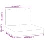 Pallet cushions 2 units turquoise Oxford fabric by vidaXL, Cushions for chairs and sofas - Ref: Foro24-361772, Price: 51,44 €...