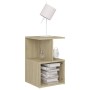 Mesita de noche madera contrachapada roble Sonoma 35x35x55 cm de vidaXL, Mesitas de noche - Ref: Foro24-806352, Precio: 32,08...