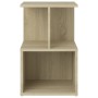 Mesita de noche madera contrachapada roble Sonoma 35x35x55 cm de vidaXL, Mesitas de noche - Ref: Foro24-806352, Precio: 32,08...