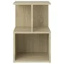 Mesita de noche madera contrachapada roble Sonoma 35x35x55 cm de vidaXL, Mesitas de noche - Ref: Foro24-806352, Precio: 31,86...