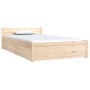 Estructura de cama con cajones 100x200 cm