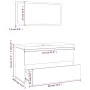 Sonoma gray plywood bathroom furniture set by vidaXL, Bathroom furniture - Ref: Foro24-3120349, Price: 196,96 €, Discount: %