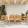 Gartenstühle 6 Stück aus massivem Teakholz 58x59x88 cm von vidaXL, Gartenstühle - Ref: Foro24-3157905, Preis: 682,74 €, Rabat...
