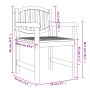 Gartenstühle 6 Stück aus massivem Teakholz 58x59x88 cm von vidaXL, Gartenstühle - Ref: Foro24-3157905, Preis: 716,66 €, Rabat...