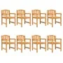 Sillas de jardín 8 uds madera maciza de teca 58x59x88 cm von vidaXL, Gartenstühle - Ref: Foro24-3157906, Preis: 876,67 €, Rab...