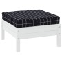 Cojín para palés tela Oxford a cuadros negro 60x60x8 cm by vidaXL, Cushions for chairs and sofas - Ref: Foro24-361805, Price:...