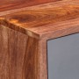 Aparador de madera maciza gris 120x30x55 cm de vidaXL, Aparadores - Ref: Foro24-286371, Precio: 261,53 €, Descuento: %