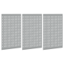 Banco de Almacenamiento 3 pcs Gris 150 x 1 x 60 cm