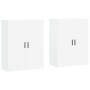 Armarios de pared 2 unidades blanco 69,5x34x90 cm de vidaXL, Aparadores - Ref: Foro24-3195635, Precio: 150,37 €, Descuento: %