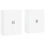 Armarios de pared 2 unidades blanco 69,5x34x90 cm de vidaXL, Aparadores - Ref: Foro24-3195635, Precio: 141,34 €, Descuento: %
