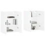 Armarios de pared 2 unidades blanco 69,5x34x90 cm de vidaXL, Aparadores - Ref: Foro24-3195635, Precio: 150,37 €, Descuento: %