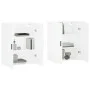 Armarios de pared 2 unidades blanco 69,5x34x90 cm de vidaXL, Aparadores - Ref: Foro24-3195635, Precio: 141,34 €, Descuento: %