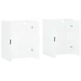 Armarios de pared 2 unidades blanco 69,5x34x90 cm de vidaXL, Aparadores - Ref: Foro24-3195635, Precio: 141,34 €, Descuento: %