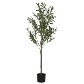 Árbol de olivo artificial con 450 hojas verde 120 cm