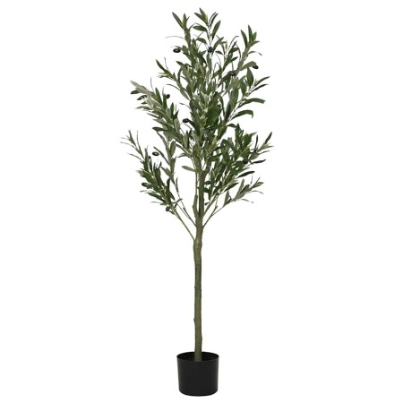 Árbol de olivo artificial con 450 hojas verde 120 cm