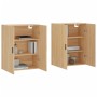 Wall-mounted cabinet 2 units Sonoma oak 69.5x34x90 cm by vidaXL, Sideboards - Ref: Foro24-3195638, Price: 126,81 €, Discount: %