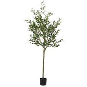 Árbol de olivo artificial con 700 hojas verde 180 cm