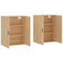 Wall-mounted cabinet 2 units Sonoma oak 69.5x34x90 cm by vidaXL, Sideboards - Ref: Foro24-3195638, Price: 126,81 €, Discount: %