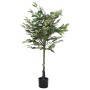 Árbol ficus artificial 480 hojas verde 130 cm