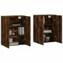Wall cabinets 2 units smoked oak 69.5x34x90 cm by vidaXL, Sideboards - Ref: Foro24-3195640, Price: 123,13 €, Discount: %