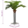 Palmera artificial con 12 hojas verde 150 cm