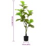 Árbol ficus artificial 30 hojas verde 125 cm