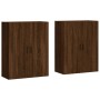 Wandschränke 2 Einheiten Eiche braun 69,5x34x90 cm von vidaXL, Sideboards - Ref: Foro24-3195642, Preis: 130,18 €, Rabatt: %