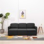 Sofá cama modular de 3 plazas tela gris oscuro