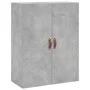 Tall plywood gray concrete sideboard 69.5x34x180 cm by vidaXL, Sideboards - Ref: Foro24-3195879, Price: 167,97 €, Discount: %