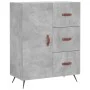 Tall plywood gray concrete sideboard 69.5x34x180 cm by vidaXL, Sideboards - Ref: Foro24-3195879, Price: 167,97 €, Discount: %