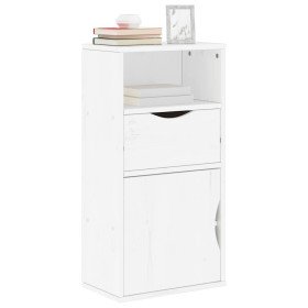Mueble auxiliar con cajón ODDA blanco 40x24x79 cm madera pino en Aparadores | Comprar online en Foro24