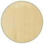 Alfombra redonda bambú color natural claro 60 cm