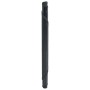 Alfombra redonda bambú negro 80 cm