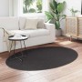 Alfombra HUARTE Antracita 120 x 170 cm Poliéster