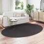 Alfombra HUARTE Antracita 160 x 230 cm Poliéster