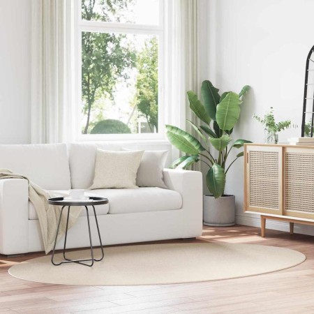 Alfombra HUARTE Beige 160 x 230 cm Poliéster en Alfombras | Comprar online en Foro24